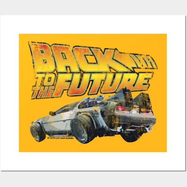 Back to the future. Birthday party gifts. Officially licensed merch. Wall Art by SerenityByAlex
